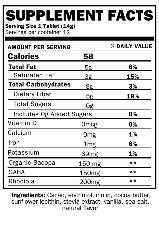 Unwind - Functional Chocolate